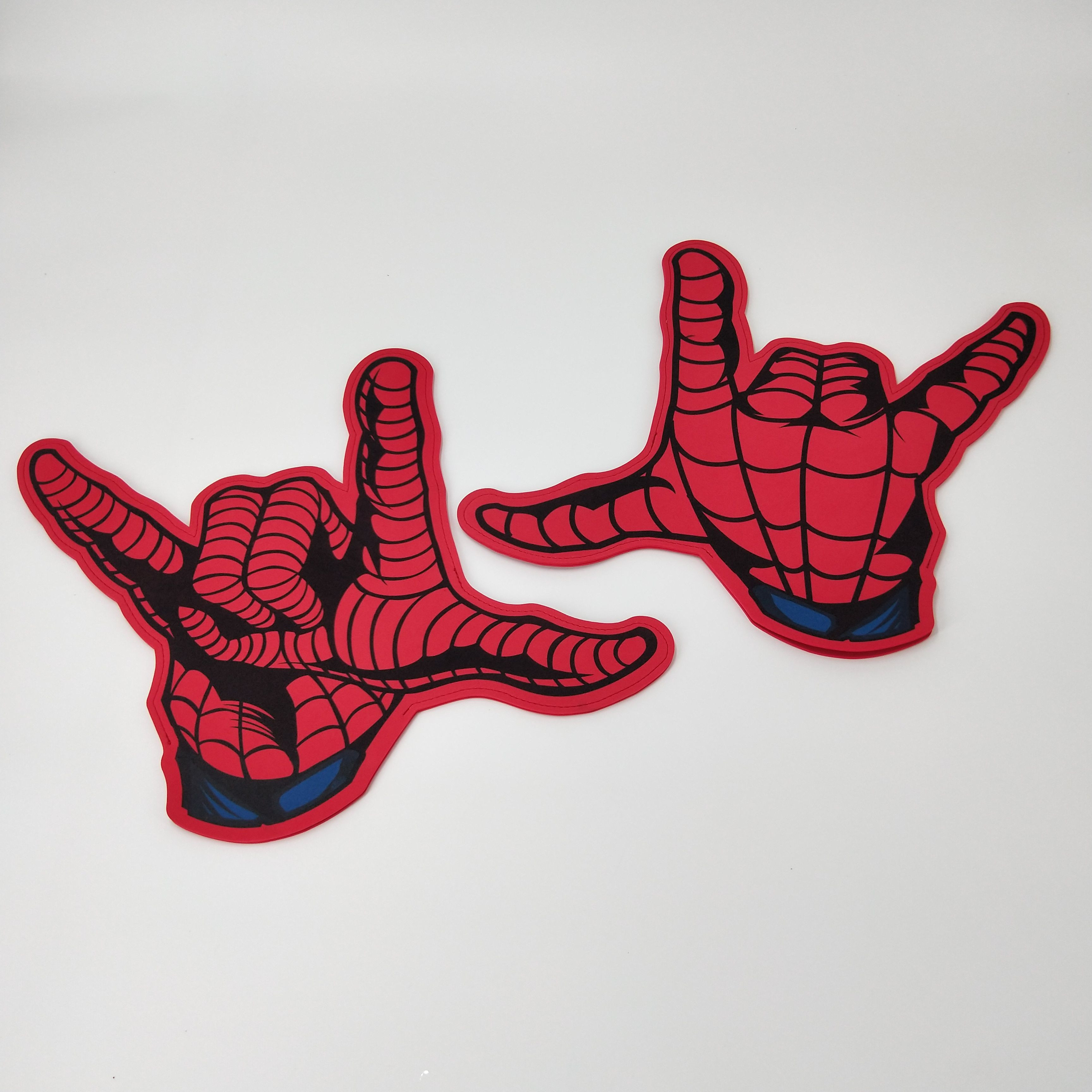 Spiderman Foam Hands