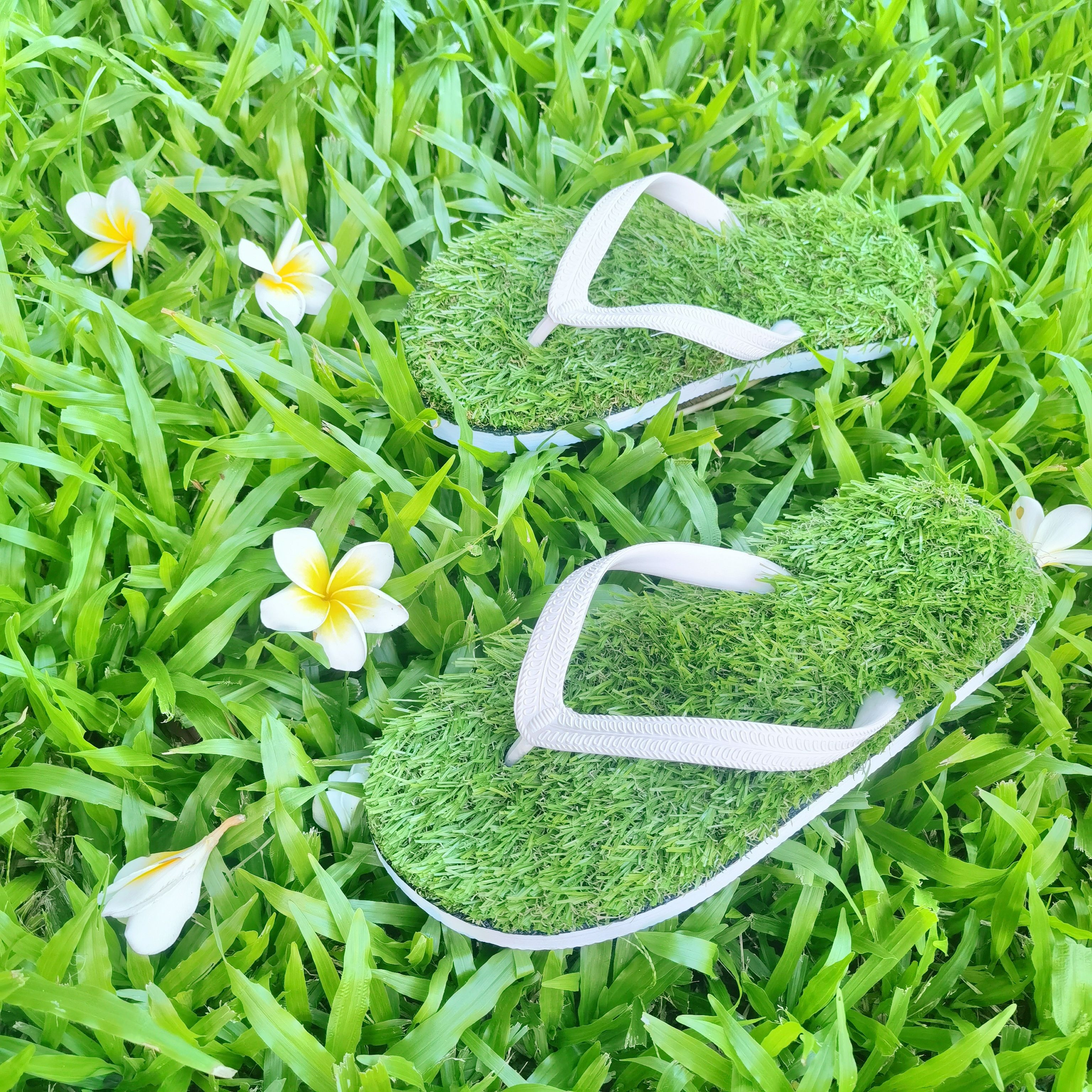 Grass Flip Flops Surfer