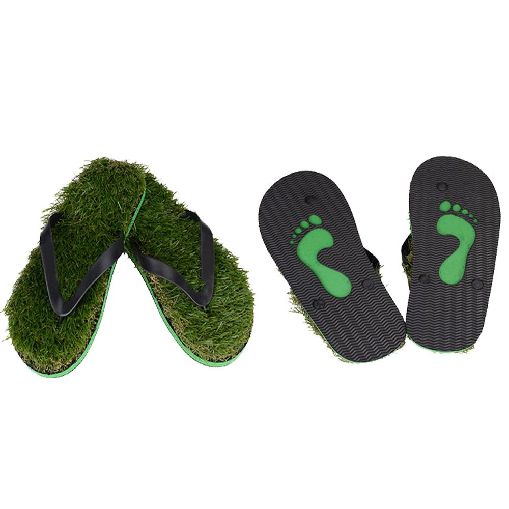 Natural Comfort: Grass Flip Flops