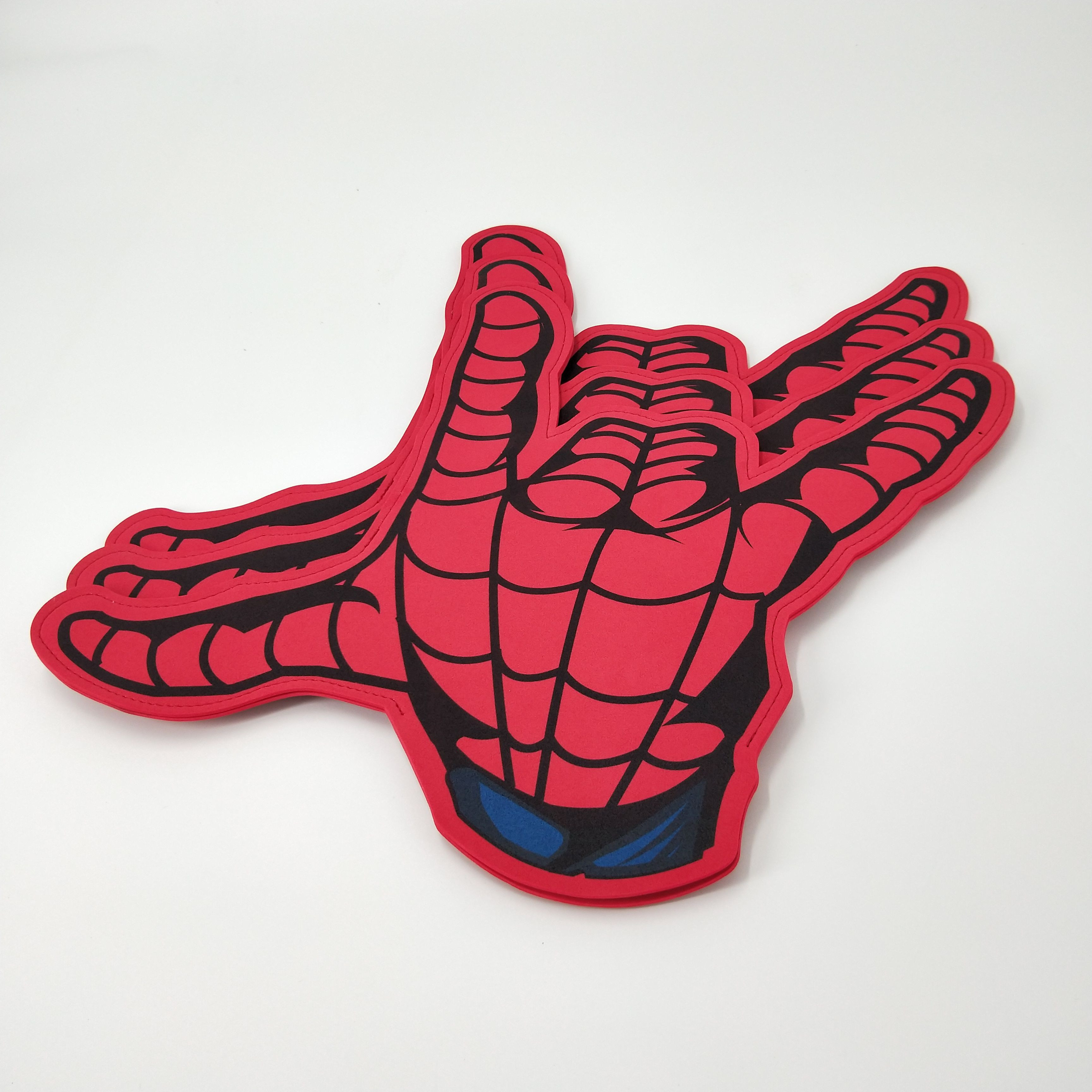 Spiderman Foam Hands