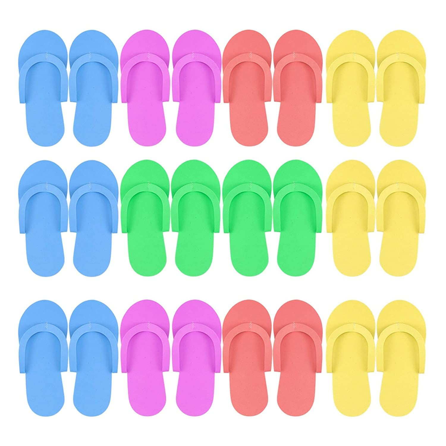 Multicolour Disposable Rubber Flip Flops